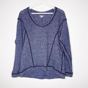 ECOTE URBAN OUTFITTERS Blue Slub Sweater 